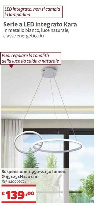 Bricocenter Kara Serie A Led Integrato offerta