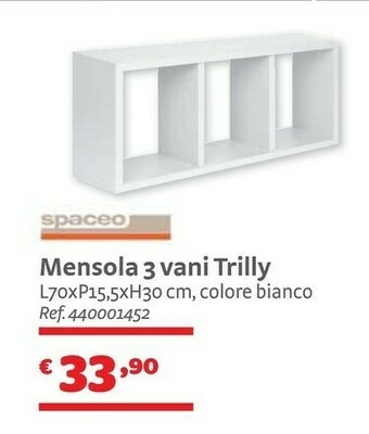Spaceo Mensola 3 Vani Trilly