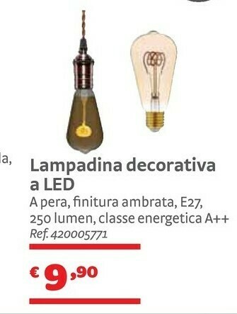 Bricocenter Bricocenter Lampadine Decorativa A LED offerta