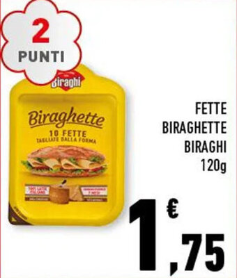 Conad FETTE BIRAGHETTE BIRAGHI 120g offerta