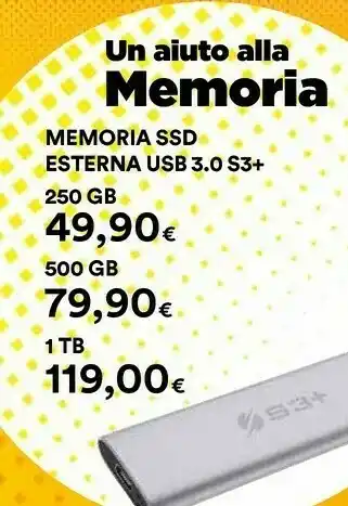 Memoria SSD Esterna USB