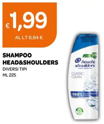 SHAMPOO HEAD&SHOULDERS DIVERSI TIPI ML 225