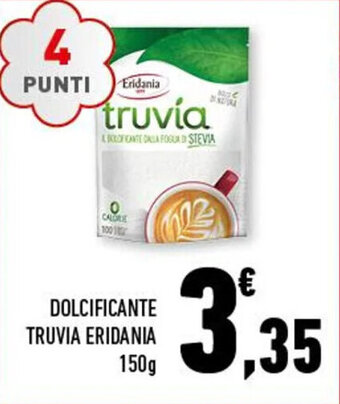 Conad DOLCIFICANTE TRUVIA ERIDANIA 150g offerta
