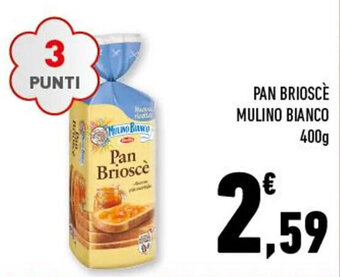 Conad PAN BRIOSCÈ MULINO BIANCO 400g offerta