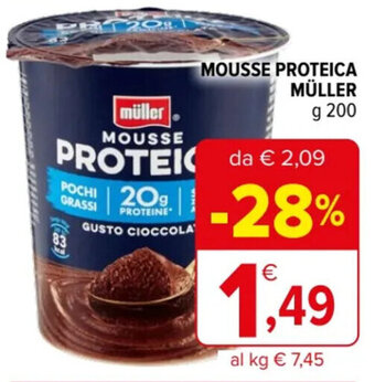 Iperal MOUSSE PROTEICA MÜLLER g 200 offerta