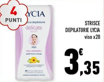 Conad STRISCE DEPILATORIE LYCIA viso x20 offerta