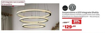 Shokia Sospensione A LED Integrato
