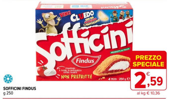 Iperal SOFFICINI FINDUS g 250 offerta