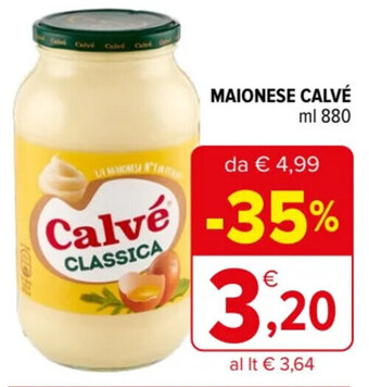 Iperal MAIONESE CALVÉ ml 880 offerta