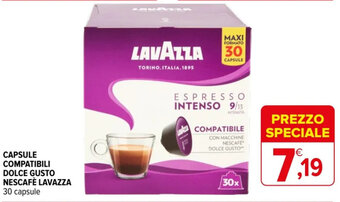 Iperal CAPSULE COMPATIBILI DOLCE GUSTO NESCAFÈ LAVAZZA 30 capsule offerta