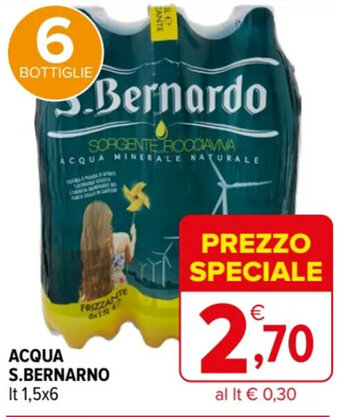 Iperal ACQUA S.BERNARNO It 1,5x6 offerta