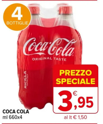 Iperal COCA COLA ml 660x4 offerta