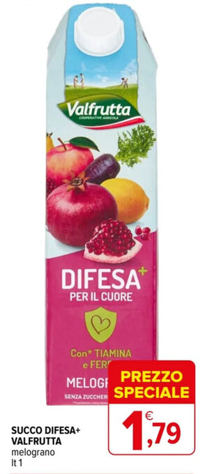 Iperal SUCCO DIFESA+ VALFRUTTA melograno It 1 offerta