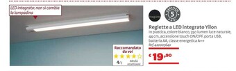 Bricocenter Reglette A Led Integrato Yilon offerta