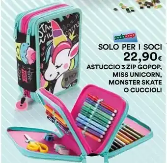 Coop Gopop Astuccio 3 Zip offerta