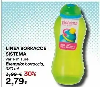 Coop Linea Borracce Sistema offerta