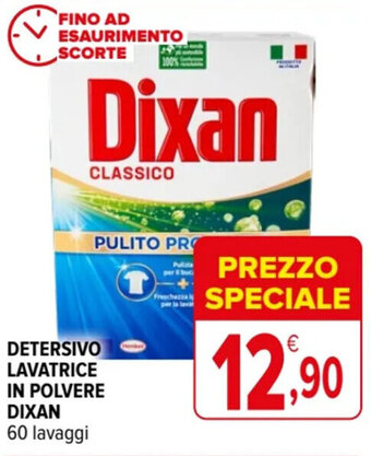 Iperal DETERSIVO LAVATRICE IN POLVERE DIXAN 60 lavaggi offerta