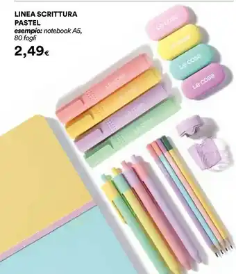 Coop Pastel Scrittura Notebook A5 offerta