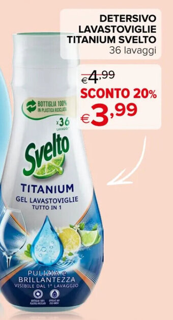 Iperal DETERSIVO LAVASTOVIGLIE TITANIUM SVELTO 36 lavaggi offerta