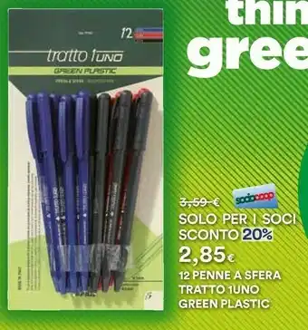 Coop Tratto 12 Green Lund Green Plastic offerta