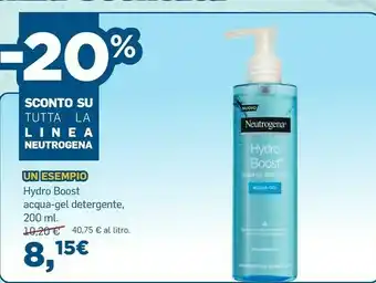 Coop Neutrogena Hydro Boost Acqua-gel Deterente offerta