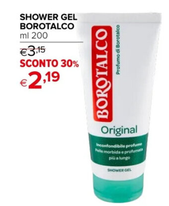 Iperal SHOWER GEL BOROTALCO ml 200 offerta