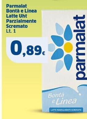 Sigma Parmalat bonta e linea latte uht parzialmente scremato offerta