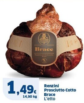 Sigma Renzini prosciutto cotto brace offerta