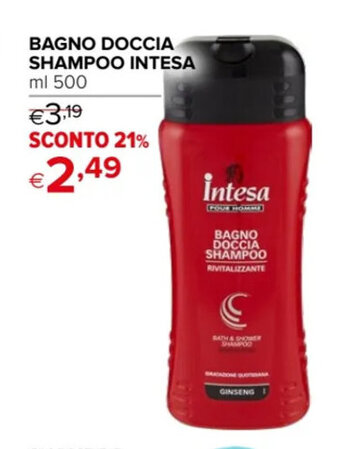 BAGNO DOCCIA SHAMPOO INTESA ml 500