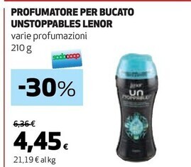 Coop Lenor profumatore per bucato unstoppables offerta
