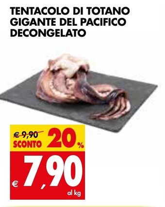 Tigros TENTACOLO DI TOTANO GIGANTE DEL PACIFICO DECONGELATO offerta