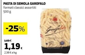 Coop Garofalo pasta di semola offerta