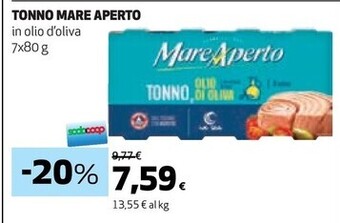 Coop Mare aperto tonno offerta