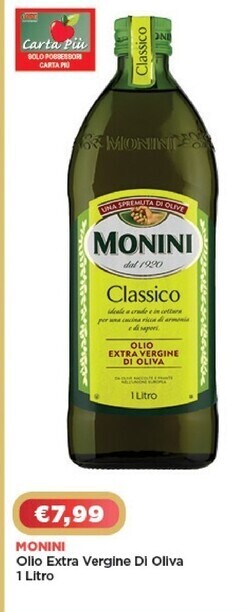 Crai Monini olio extra vergine di oliva offerta