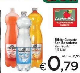 Crai San benedetto bibite gassate offerta