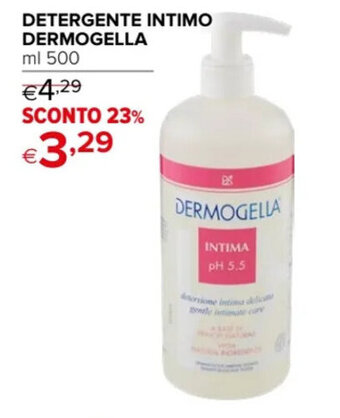Iperal DETERGENTE INTIMO DERMOGELLA ml 500 offerta