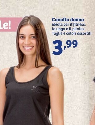 Canotta Donna Ideale Per Il Fitness