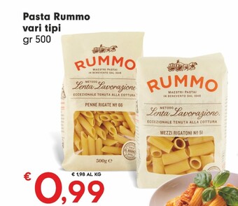 Despar Rummo pasta vari tipi offerta