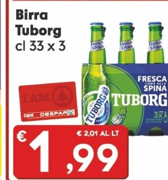 Despar Tuborg birra offerta