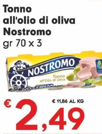 Despar Nostromo tonno all'olio di oliva offerta