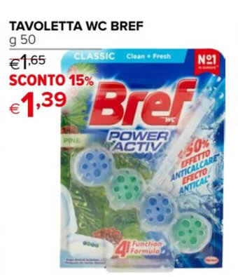 Iperal TAVOLETTA WC BREF g 50 offerta