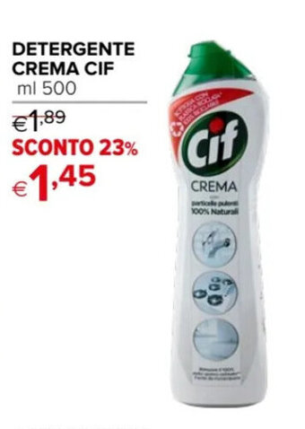 Iperal DETERGENTE CREMA CIF ml 500 offerta