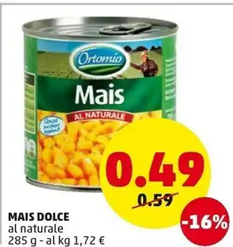 PENNY Ortomio Mais Al Naturale offerta