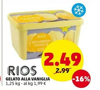 PENNY Rios Gelato Alla Vaniglia offerta