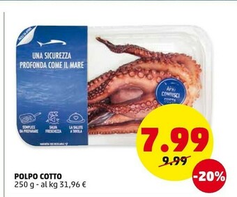 PENNY Polpo Cotto 250 G offerta