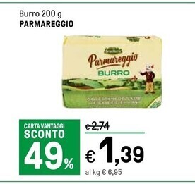 Iper La Grande Parmareggio burro offerta
