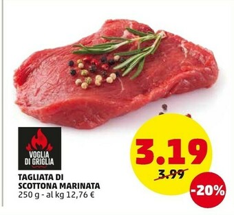 PENNY Tagliata Di Scottona Marinata offerta