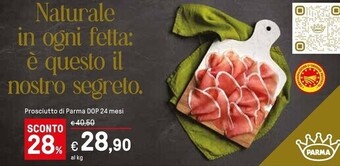 Iper La Grande Prosciutto di parma dop offerta