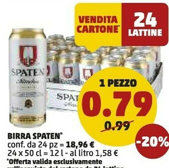 PENNY Spaten Birra offerta
