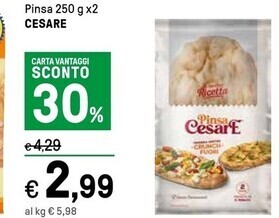 Iper La Grande Cesare pinsa offerta